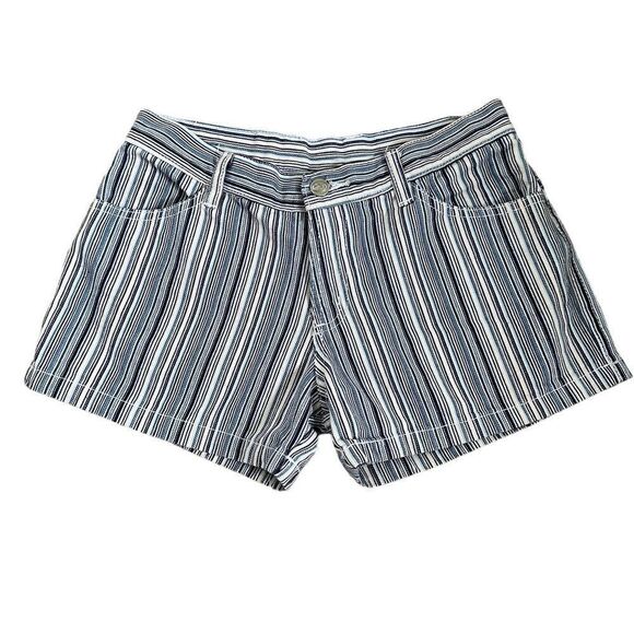 Versus Gianni Versace ~ Striped Blue Shorts ~ size 27 - Picture 1 of 10